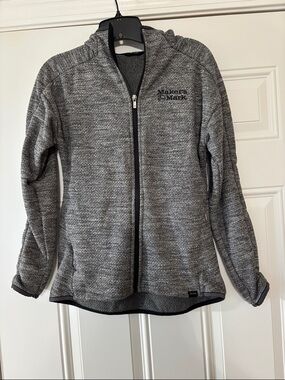 MPG Maker's Mark Heathered Gray Full-Zip Active Jacket with Zipper Pockets